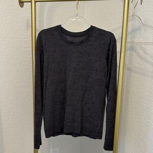 Lululemon Dark Grey Long Sleeve Top